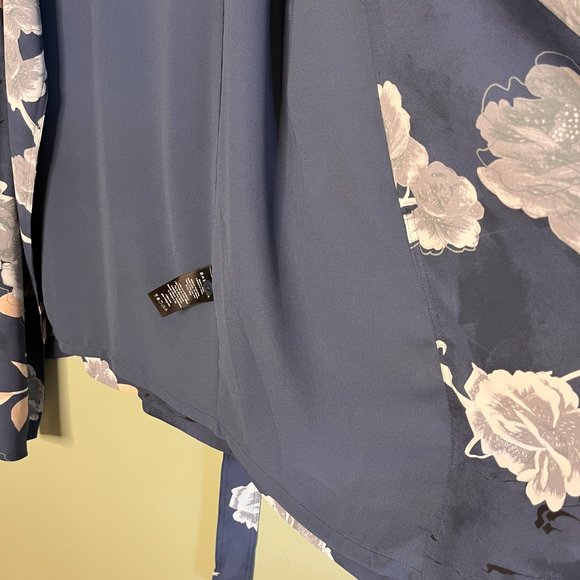 BABATON ARITZIA Quincy Jacket sz XS Floral Trench Fall Pockets Layers Tailored - Picture 6 of 15